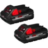 Milwaukee® 48-11-1837 M18® REDLITHIUM® High Output 3.0Ah Battery (2 Pack) -Cheap A Power Hive Store 33055822