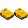 DeWALT® DCB204-2 20V Li-Ion 20V MAX Battery 4Ah Extended Capacity 2Pk -Cheap A Power Hive Store 501239