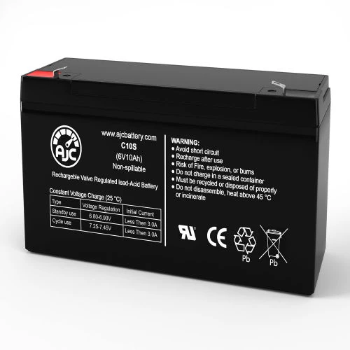 AJC Battery AJC® Kees 48 Lawn and Garden Replacement Battery 10Ah, 6V, F1 3 AJC Battery AJC® Kees 48 Lawn and Garden Replacement Battery 10Ah, 6V, F1
