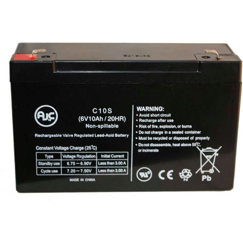 AJC Battery AJC® Universal Power Group CB 6120 6V 10Ah Lawn and Garden Battery 2 AJC Battery AJC® Universal Power Group CB 6120 6V 10Ah Lawn and Garden Battery