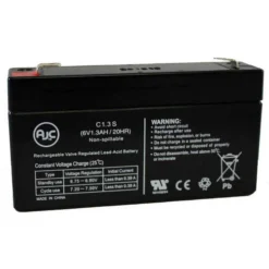 AJC Battery AJC® Universal Power Group UB613 6V 1.3Ah Lawn and Garden Battery
