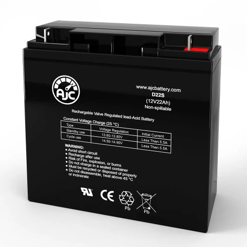 AJC Battery AJC® Simplicity 23H Lawn and Garden Replacement Battery 22Ah, 12V, NB 3 AJC Battery AJC® Simplicity 23H Lawn and Garden Replacement Battery 22Ah, 12V, NB