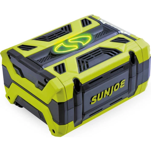 Snow Joe® + Sun Joe iON100V-5AMP Lithium-iON Battery, 100-Volt, 5 Amp Hours 3 Snow Joe® + Sun Joe iON100V-5AMP Lithium-iON Battery, 100-Volt, 5 Amp Hours